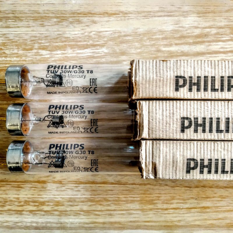 QH Promo Lampu T8 30w UV Philips 30w 90cm UVC Sterilizer Depot Isi Ulang Air Minum Kuman Bakteri