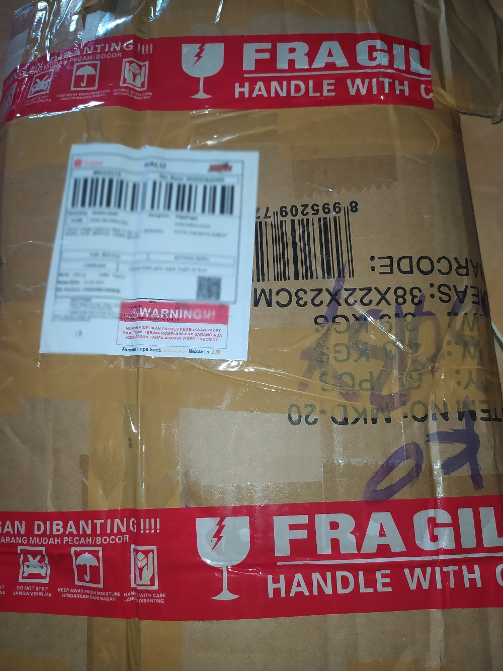 Rapa Wajan Fry Pan Teflon Anti Lengket Marble Ceramic 22/24/26/28cm Mb