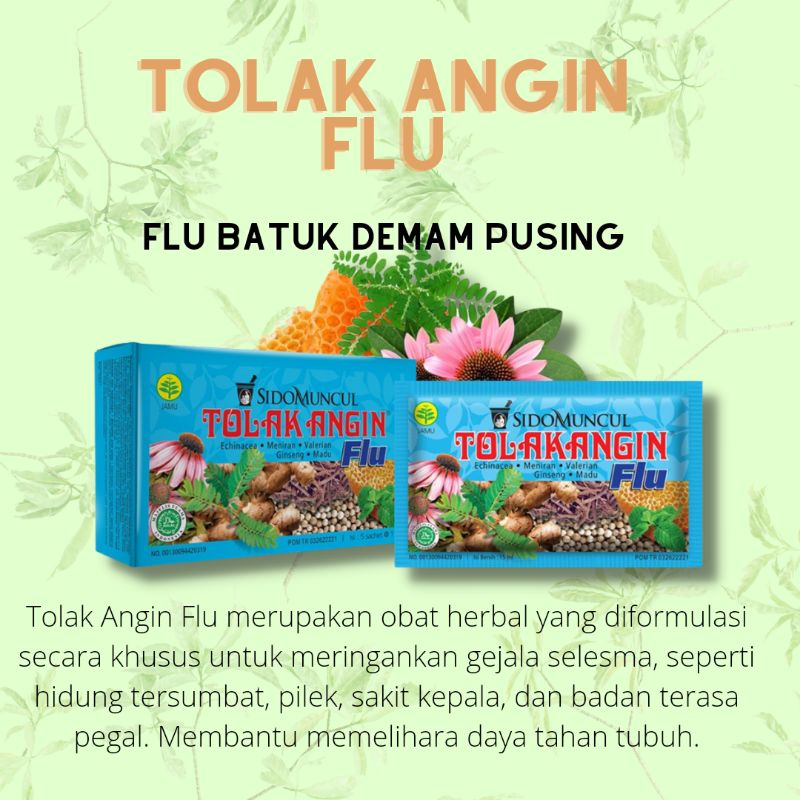 

Tolak Angin Flu 12's Mengatasi Flu Gejala Pilek Batuk Demam Pusing