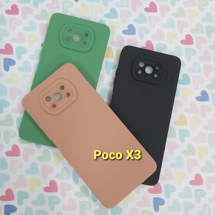 Case Pro Camera Soft Matte With Camera Protector 9D Pocophone M3 X3 X3 GT