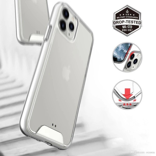 SPACE Case iPhone 5 6 7 6+ 7+ 8+ Drop Resistan Anti Shock Transparan High Quality