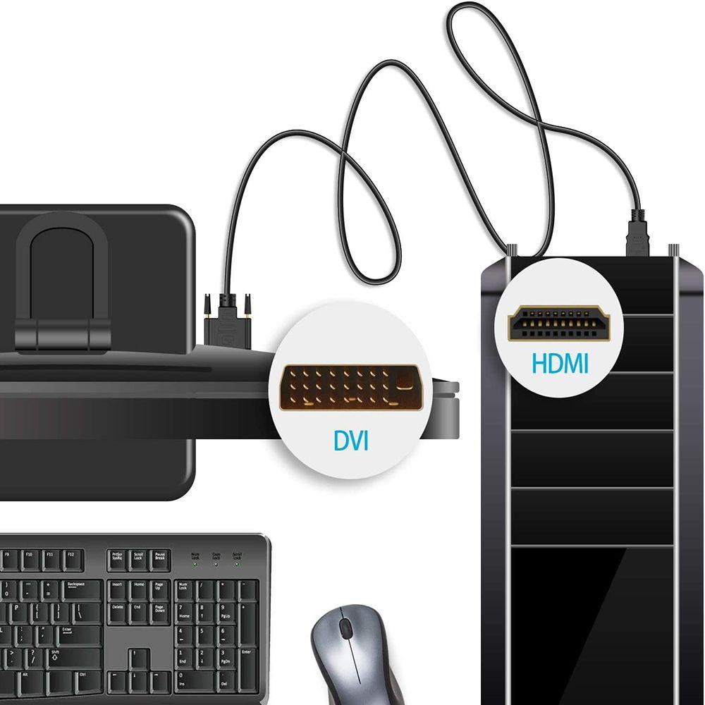 Kabel HDMI to DVI Atas Blue-ray High Speed Bi-Directional HDMI DVI-D24 +1