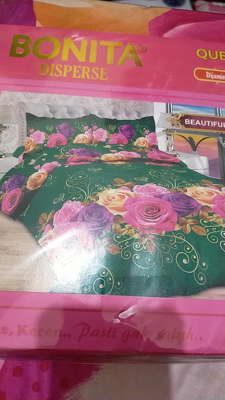 Sprei Bonita Size 160 Motif Cantik (bisa Cod) Sprei Bonita No.2 Uk 160*200 Cm Dijamin Tidak Luntur