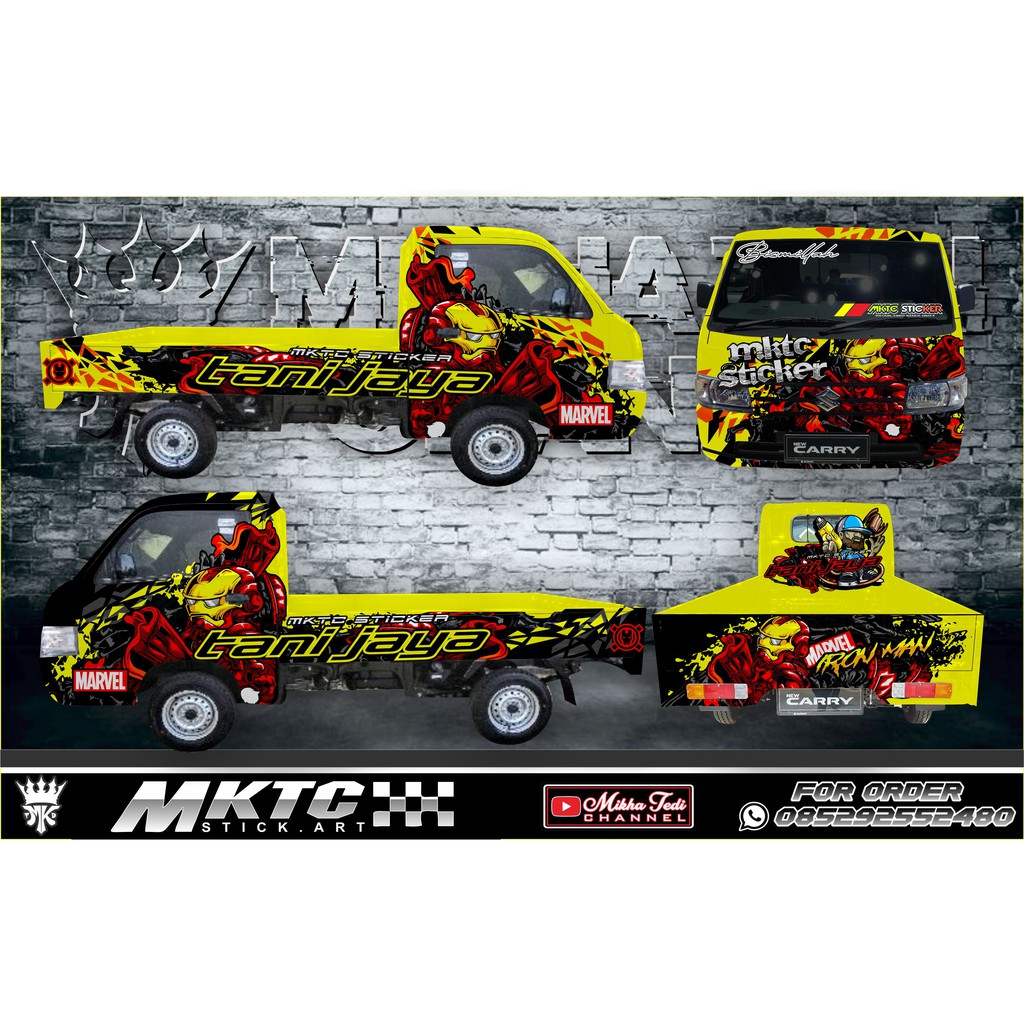 STICKER DECAL ISUZU TRAGA (full body) gambar bisa request