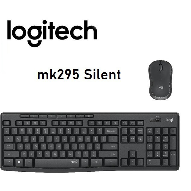 Keyboard Mouse Logitech MK295 MK-295 Wireless Combo Original Garansi Resmi