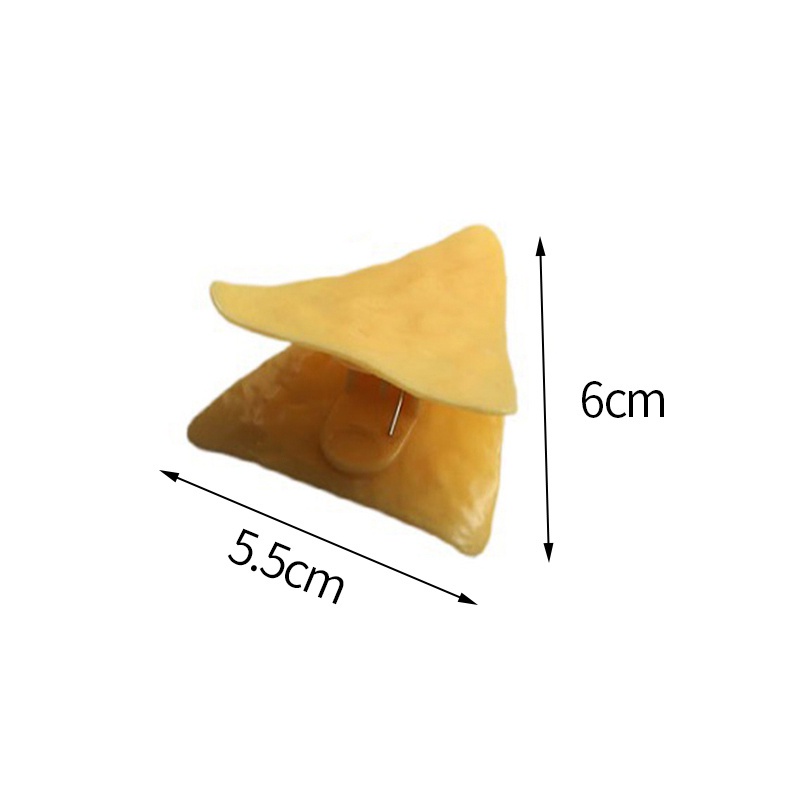 Klip Keripik Kentang Plastik Lucu Makanan Ringan Penyegelan Tas Klip Alat Alat Tulis Rumah Tangga Tahan Kelembaban - olo