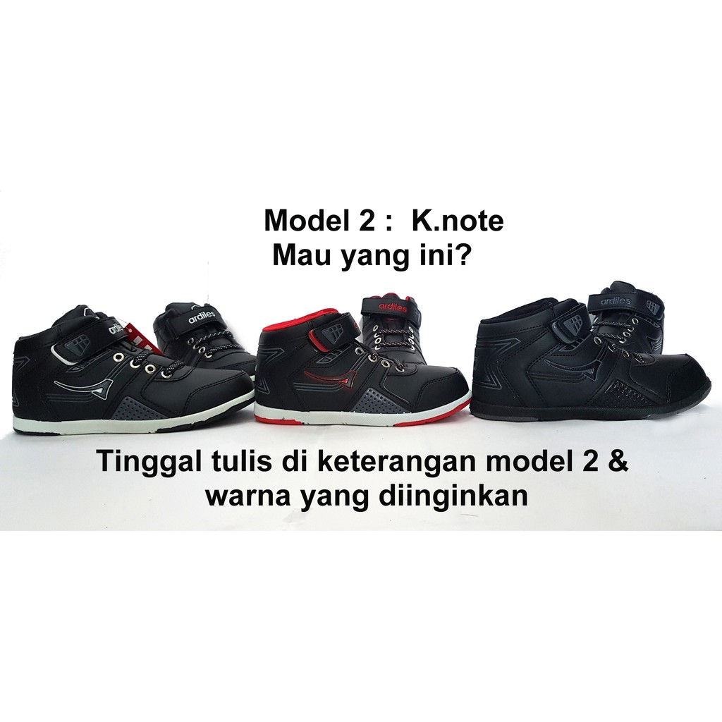 Sepatu sekolah Boot Ardiles T.one ringan kuat