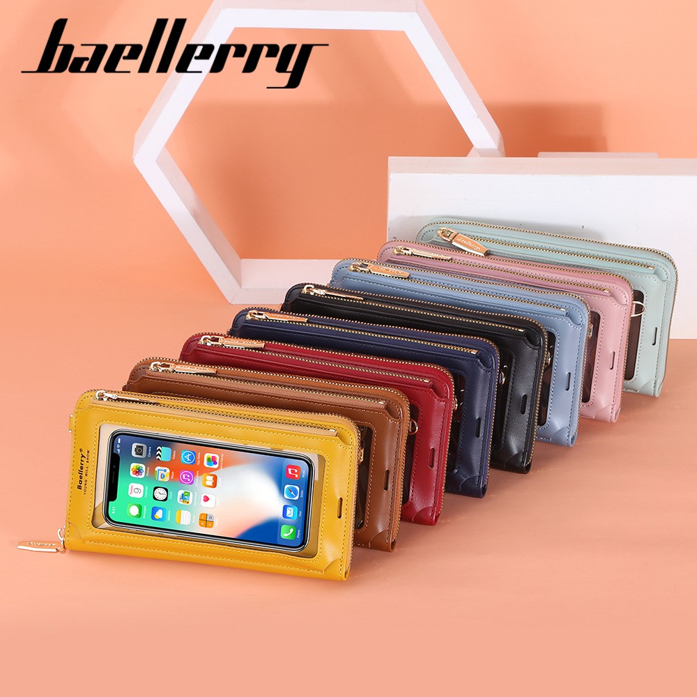 BAELLERRY N5018 Tas Selempang Wanita Dompet Panjang Wanita Dompet Handphone Sling Bag WATCHKITE WKOS