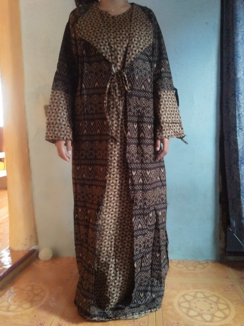 Kopel Gamis Jazzy Kopel Batik Gamis Lonceng