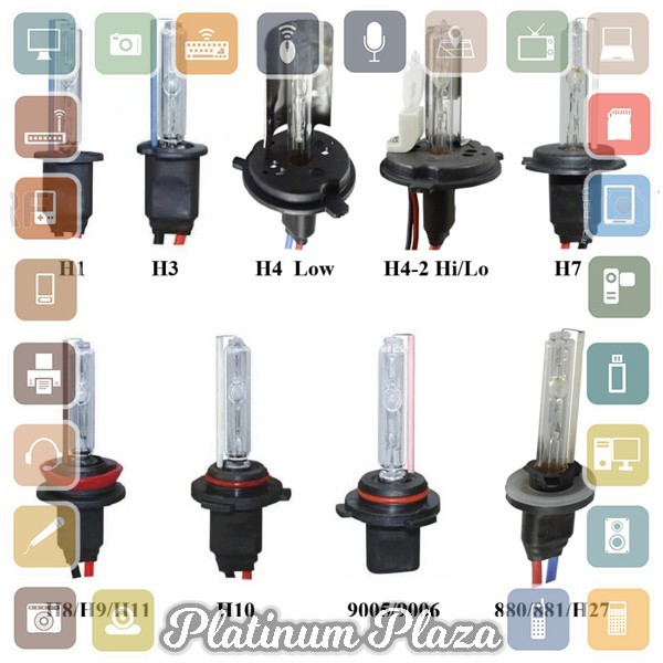 FORAUTO Lampu Mobil Headlight HID Xenon H7 6000K 35W 1 PCS`1236NB-