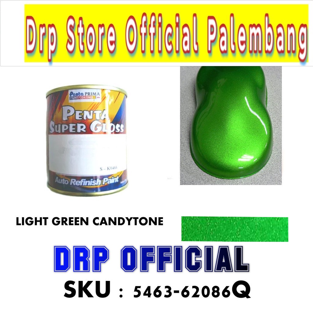 Cat Penta Super Gloss LIGHT GREEN HIJAU CANDY CANDYTONE