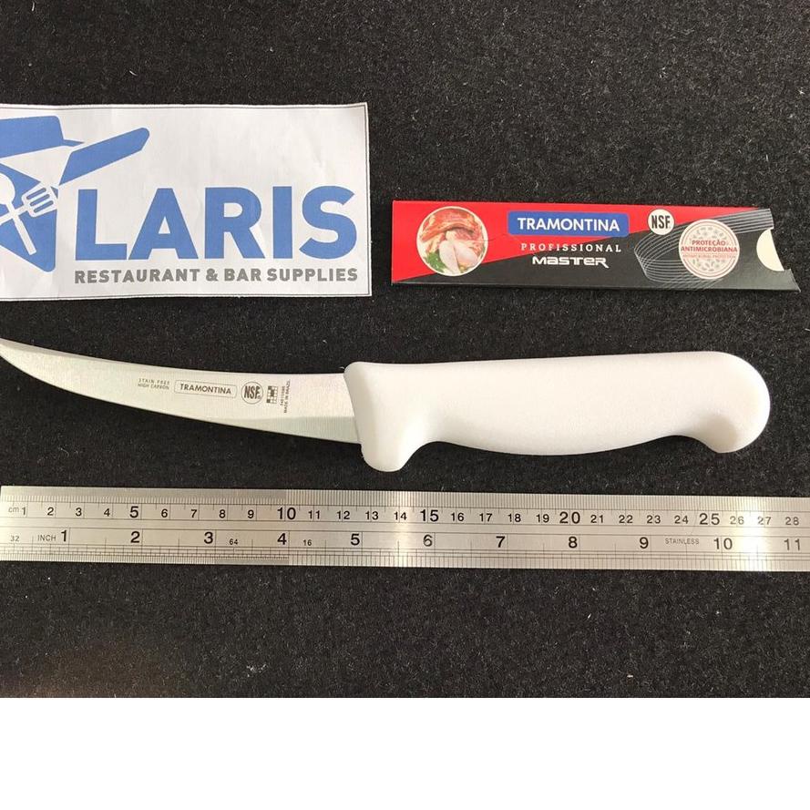 Terbaik ATR-597 ORI Pisau Boning Tramontina 5" / Pisau Seset Pisau Tulang / Boning Lengkung