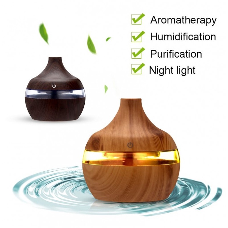 

Ultrasonic Air Humidifier Aroma Essential Oil 300ml