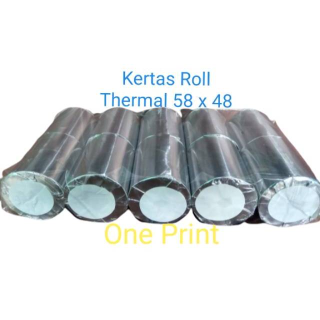 

10 Roll Kertas Roll Thermal Printer 58 × 48