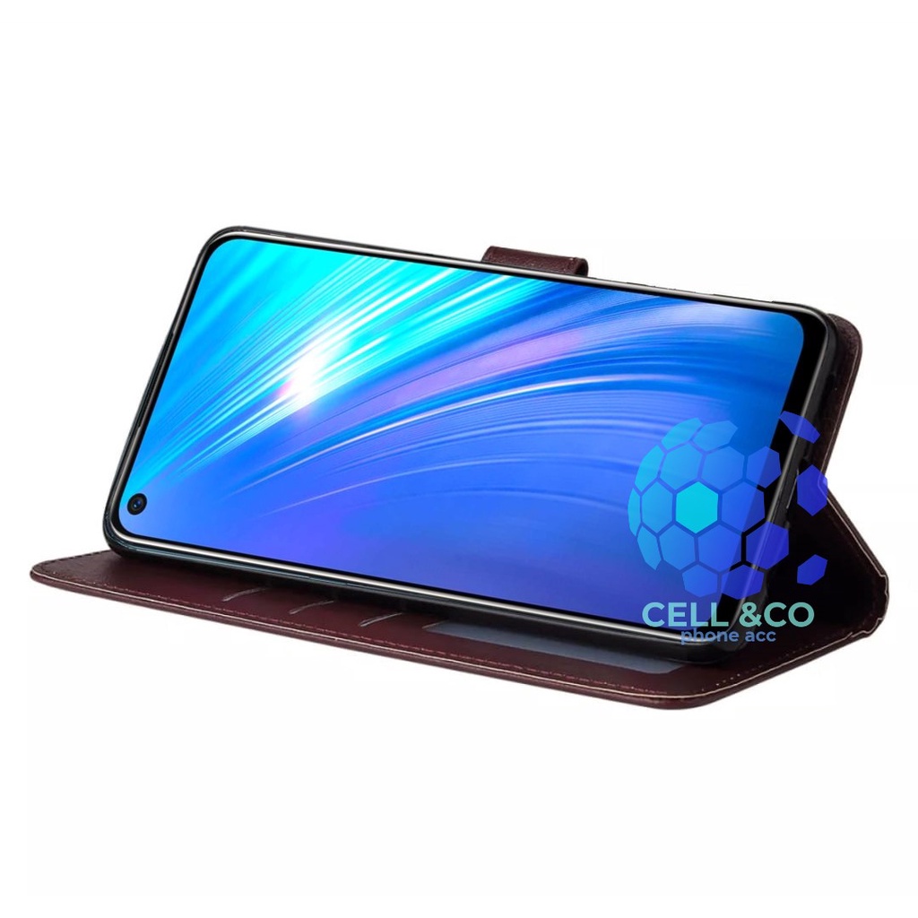 Flip cover OPPO RENO 6 4G Flip case buka tutup kesing hp casing flip case leather wallet