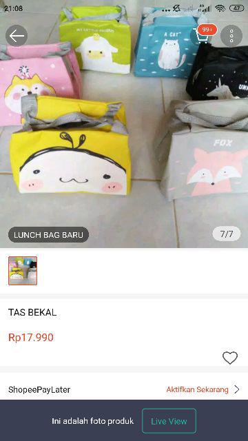 Tas Bekal Anak/tahan Panas Dan Dingin