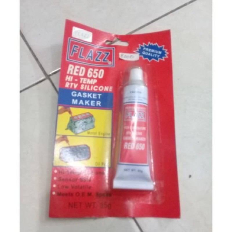 LEM FLAZZ RED 650 / SILICONE  gasket maker red 650