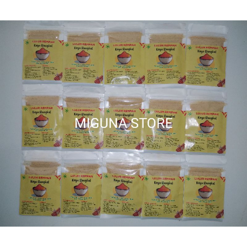 50pcs Lulur rempah kayu bangkal / paket usaha lulur rempah kayu bangkal