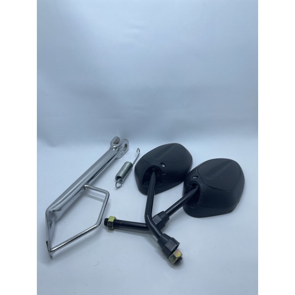 Paket Honda matic-Spion Honda Beat Atm Standar Hitam + Standar Samping Ring 14 Honda Chrome