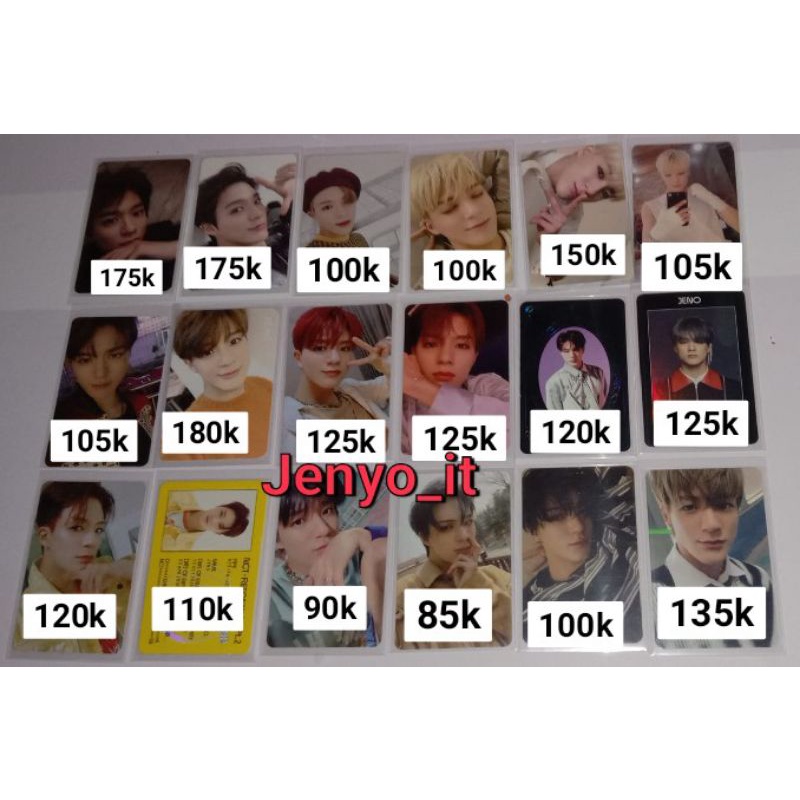 wts photocard pc jeno nct dream album kihno empathy dream reality we go up weboom boom ver we ver re