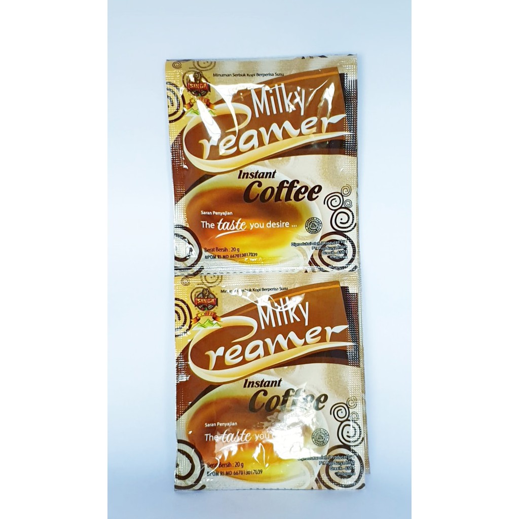 

Kopi Singa Creamer 10 x 20 gr - Milky