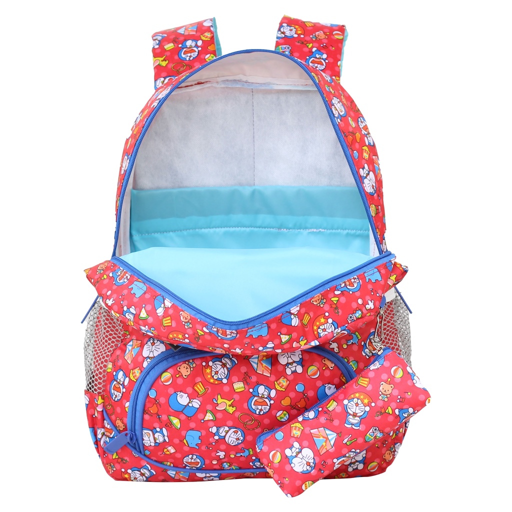 Tas Anak Cowok Karakter Doraemon Merah Keren Ransel Anak Murah Bagus Fashion Anak SD