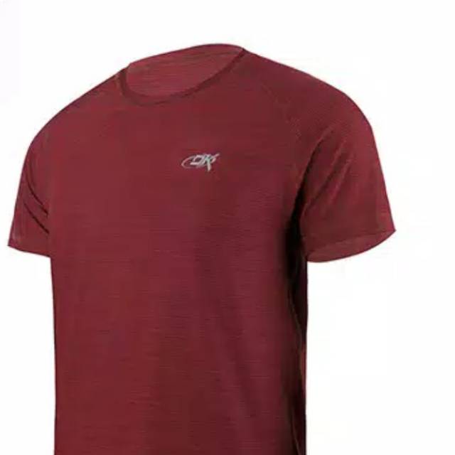 Baju kaos runing lari jersey basic duraking maroon