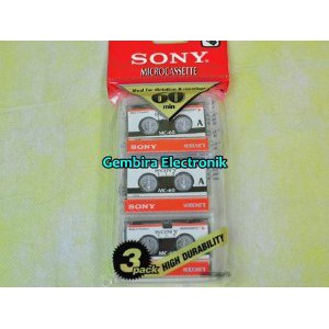 Dijual Sony 3MC 60B Micro Cassette Tape Berkualitas