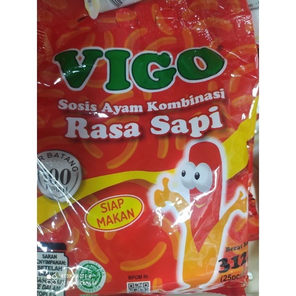 

Vigo Sosis Ayam Kombinasi Rasa Sapi Isi 25 pacs 325 gram
