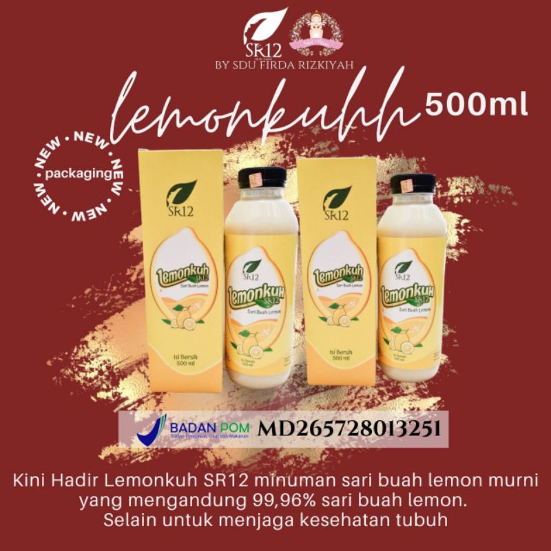 

Lemonku SR12 sari buah lemon asli