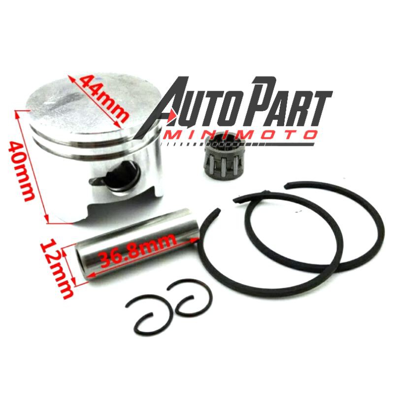 Piston STD 44mm Mini Gp-Mini Trail-Mini ATV Mesin Rumput 50cc