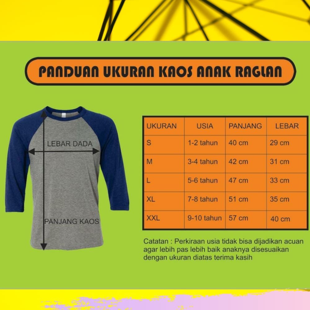 Kaos Anak Raglan Distro / Baju Raglan Anak Laki-Laki &amp; Perempuan / Motif Roblox / Goverti