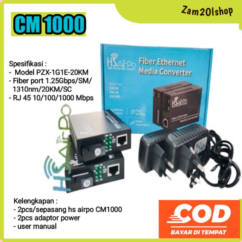 CM1000 HS Airpo Media Converter original