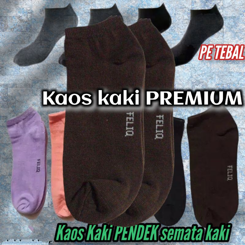 Kaos kaki pendek/kaos kako semata kaki spandek premium tebal anti bakteri