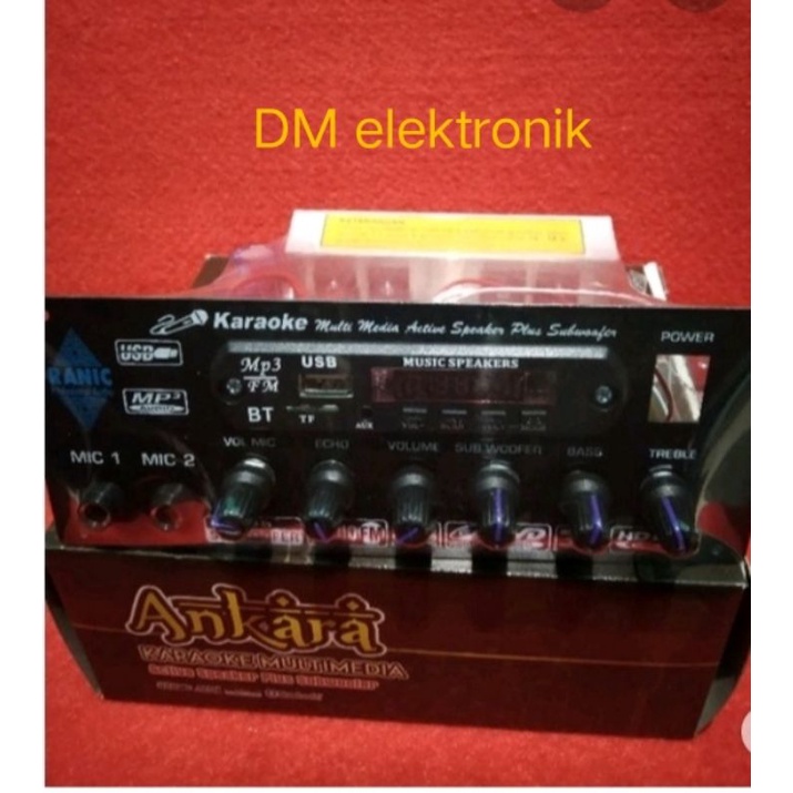 kit power amplifier speaker aktif Streo karoke plus bluetooth  MP3 ankara