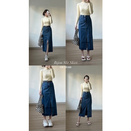 CLOTHIER - Bijou Slit Skirt