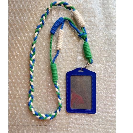 

Model Baru.. Lanyard ID card macrame // tali id card