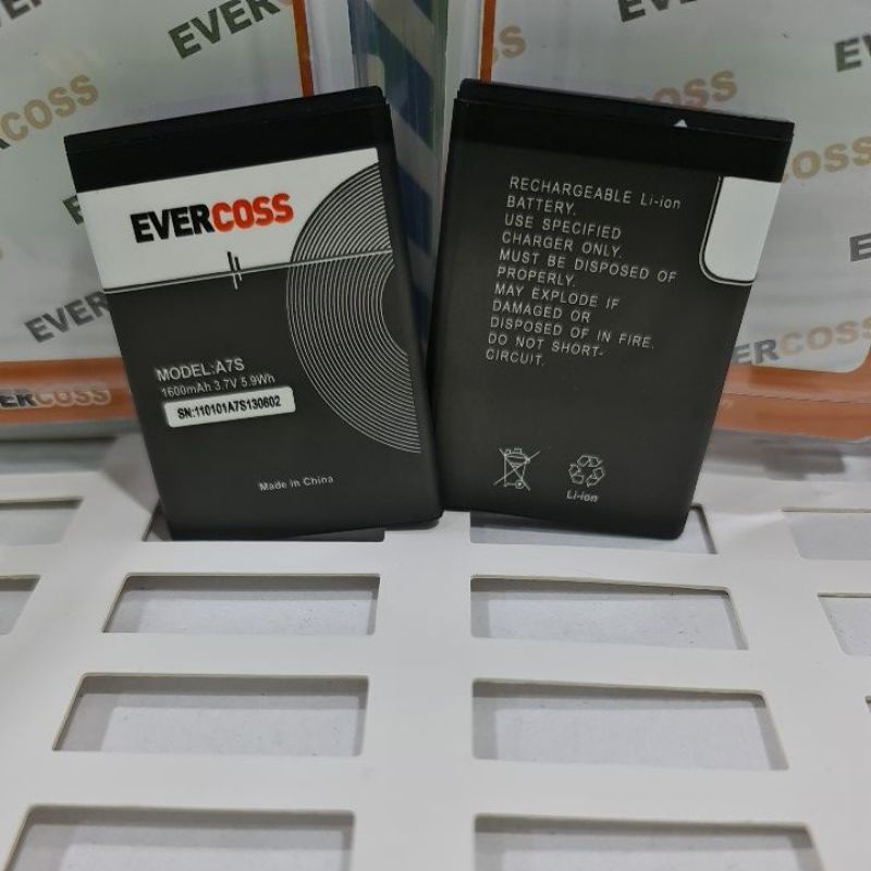 battery batrai baterai baterei Evercoss A7S