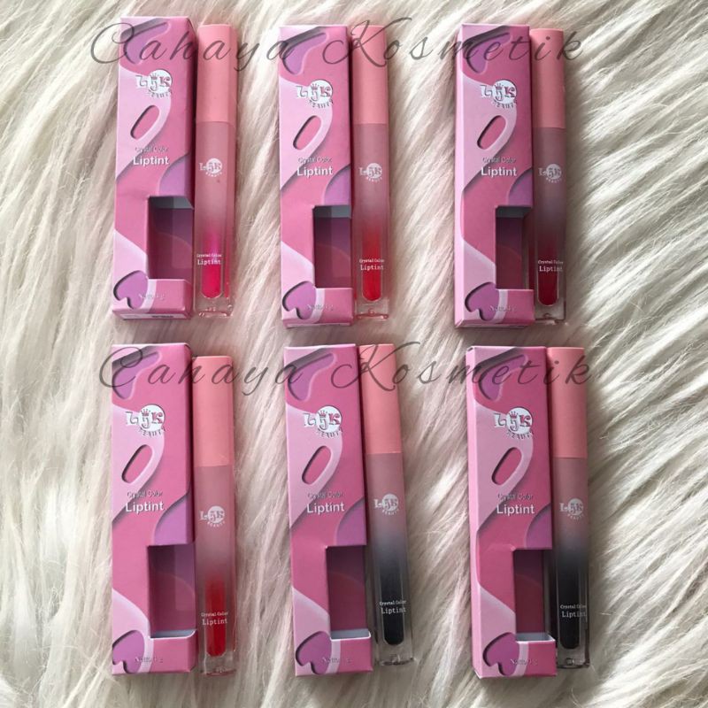 LJK Beauty Crystal Color Liptint 4g/Ljk Liptint/Pewarna Bibir/Lipljk/Liptint ljk long lasting