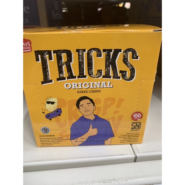 

TRICKS POTATO BAKED CRISPS 10x15 GR