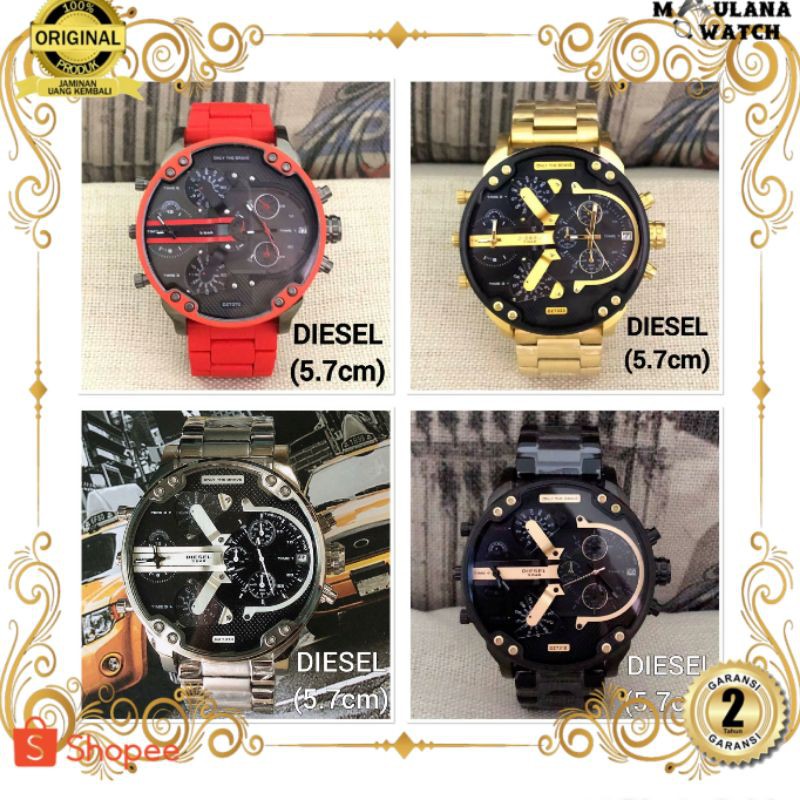 JAM TANGAN PRIA WANITA | RANTAI | KULIT | KARET | MURAH | PRIA DIESEL BEST SELLER