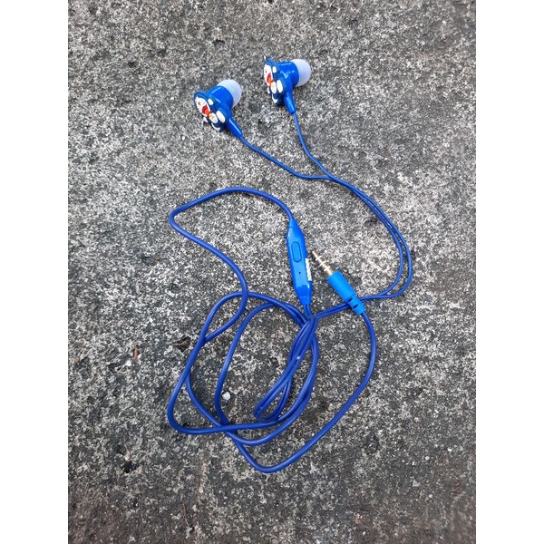 Headset Karakter Lucu Doraemon Earphone gambar Hello kitty