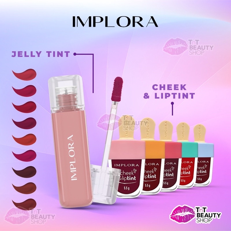 IMPLORA ✔️ Cheek &amp; Liptint | Impora Cheek &amp; Lip Tint Liptin | Implora Jelly Tint