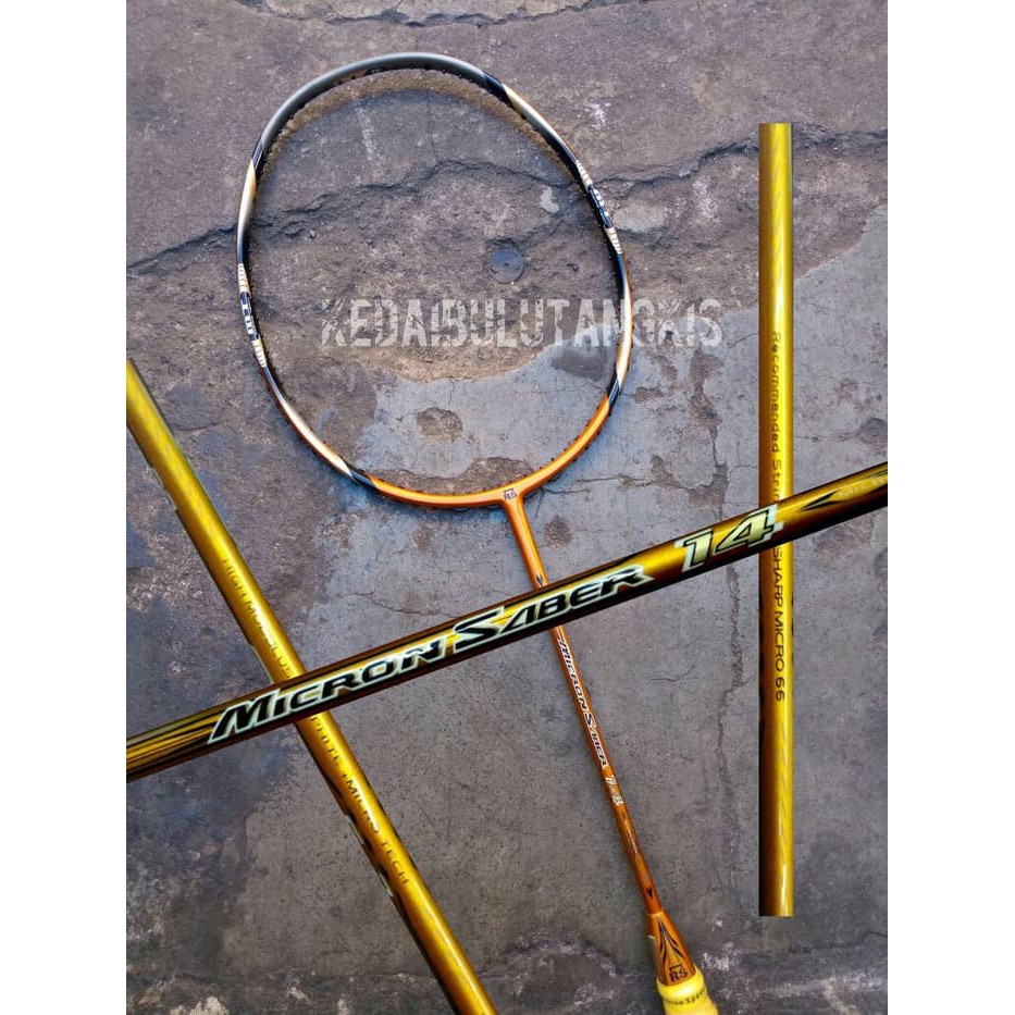 terbaru RAKET BADMINTON RS MICRON SABER 14