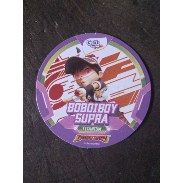 Kartu Medalion Gery Pasta Boboiboy Titanium Edition