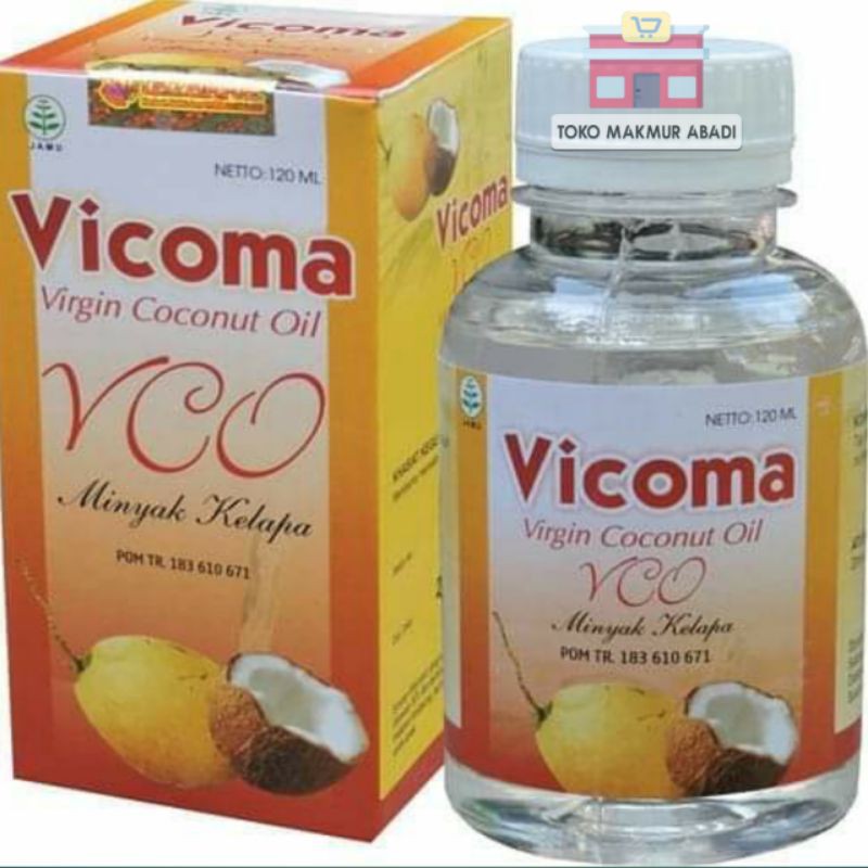 Vicoma Minyak Kelapa Asli 120ml - VCO Virgin Coconut Oli Vicoma