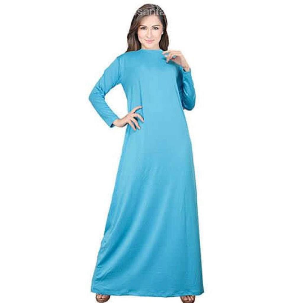 MANSET GAMIS PANJANG DAN BUNTUNG WANITA BAJU DALAMAN COCOK UNTUK BB 45-65 KG GAMIS MUSLIMAH BAHAN SPANDEK DAN KAOS BISA COD