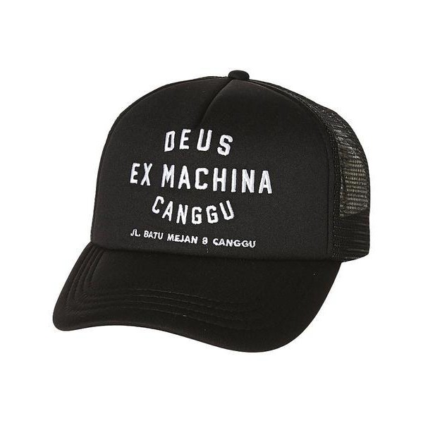 BEST SELLER - HAT - TOPI TRUCKER CUSTOM DEUS EX MACHINA CANGGU 4.4 BLACK (Limited Item)