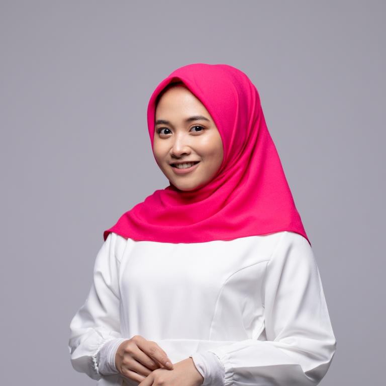 Jilbab Segiempat Polyster Diamond Elita