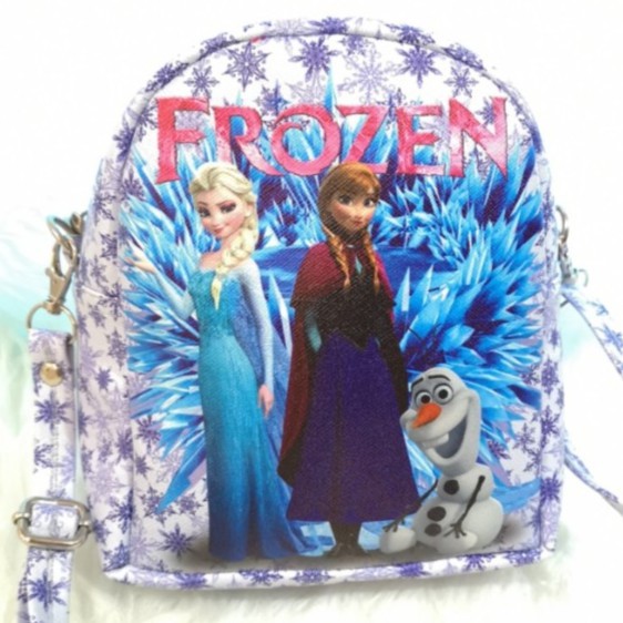 PA TAS SELEMPANG ANAK CEWEK FASHION IMPORT TALI FULL PRINTING WATERPROOF LOL UNICORN HK FROZEN PONY / TA025